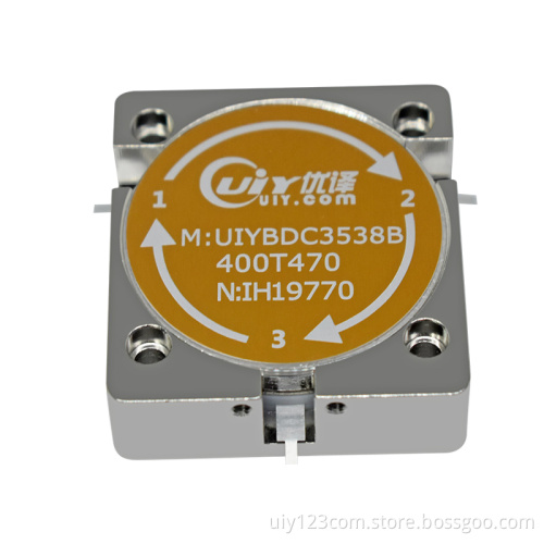 Full Bandwidth UHF Band Circulators 400 to 470MHz RF Broadband Drop in Circulators